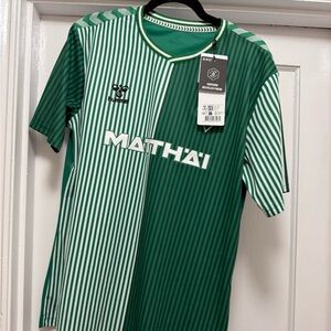 Werder Bremen Bundesliga Football Kit Hummel Green and White Striped